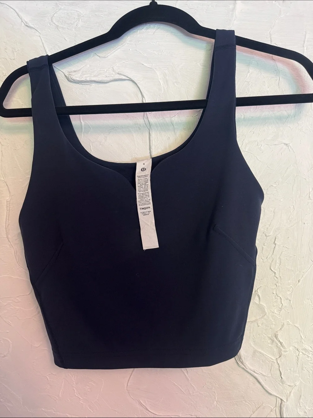 Navy blue workout top